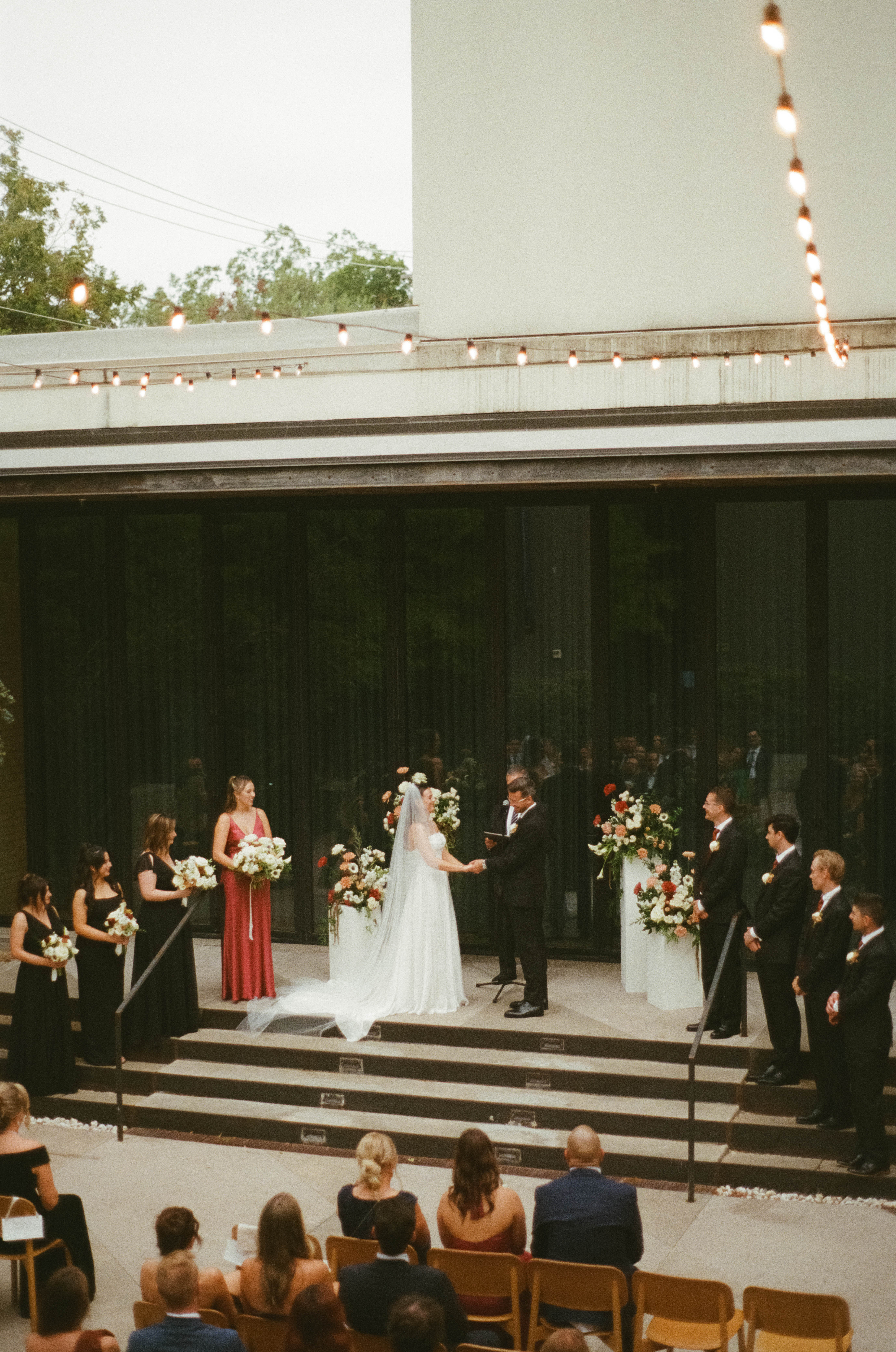Wedding ceremony at South Congress Hotel in Austin, Texas